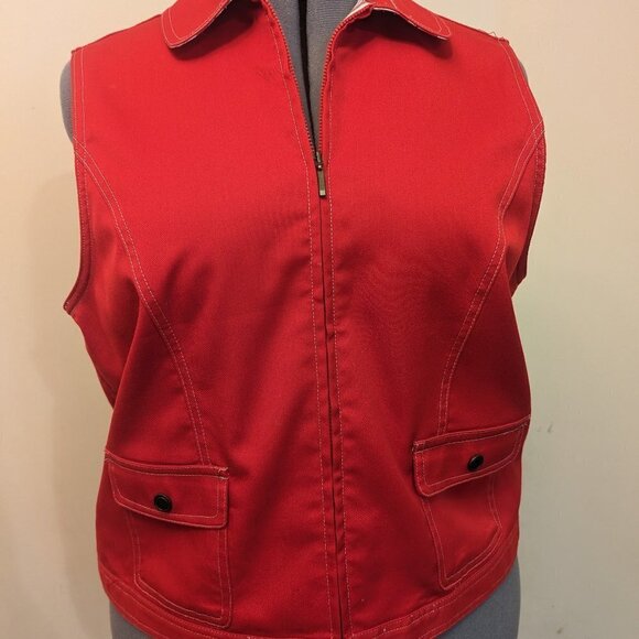 Alfred Dunner zip up vest - 12 Petite - Picture 1 of 8